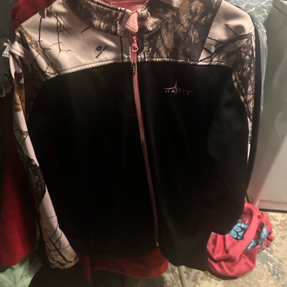 Camo‎ and Black Jacket